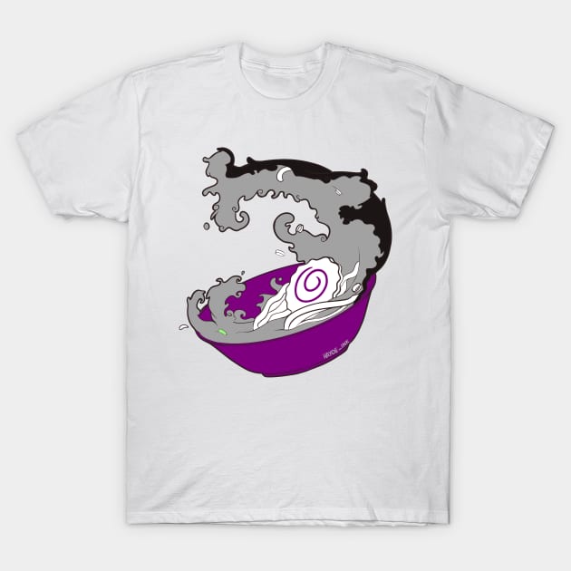 Pride Noodles - Asexual T-Shirt by Hayde